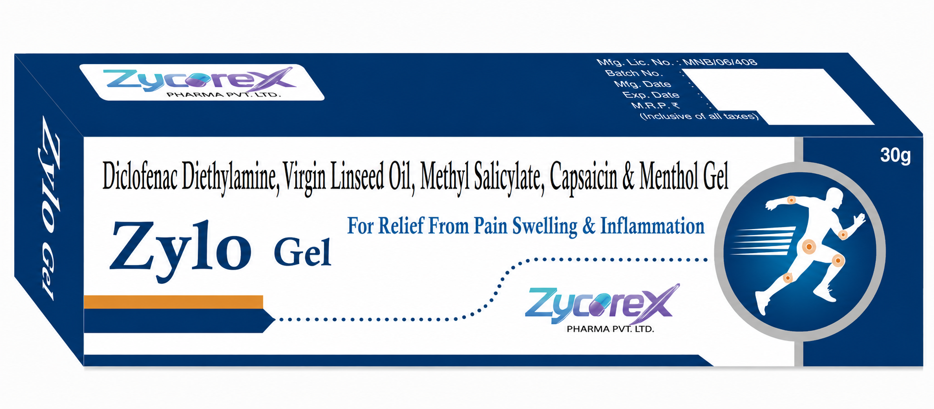 Zylo Gel Tube and Box
